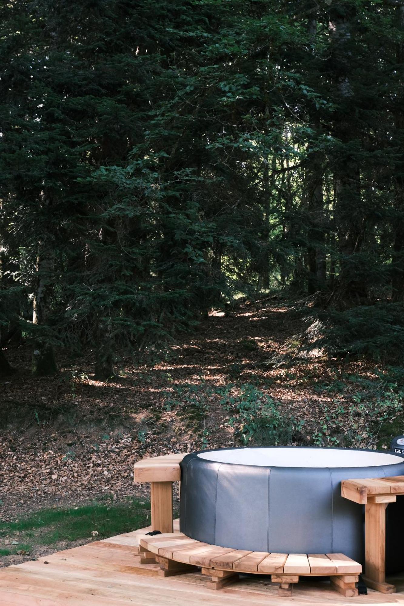 Lodge Avec Spa Privatif - Foret Et Lac Liginiac Экстерьер фото